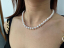 GiO珠寶 Akoya天然海水珍珠項鏈高級感新年禮物送老婆送媽媽 高品質(zhì)Akoya珠串925銀扣 8-8.5mm 曬單實(shí)拍圖