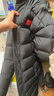 李寧情侶羽絨服加厚中長(cháng)新款保暖男女款冬季東北連帽運動(dòng)過(guò)膝大衣 曬單實(shí)拍圖