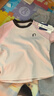 納桔膠囊納桔全家親子【輕暖絨無(wú)靜電】?jì)和Ｅ〗q插肩長(cháng)袖T恤 奶灰白甜蜜粉拼接現貨 110 cm 曬單實(shí)拍圖