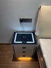 虎牌床頭保險柜 家用多功能床頭抽屜式隱形式保險柜 藍牙音響 51cm高 北尚系列 【標配款】香檳金（三色燈光+無(wú)線(xiàn)充電） 指紋款（指紋/密碼/鑰匙解鎖） 曬單實(shí)拍圖