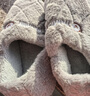 俞兆林棉拖鞋男女居家用室內簡(jiǎn)約保暖毛絨包跟防滑棉鞋 YI004 曬單實(shí)拍圖
