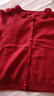 小香風(fēng)開(kāi)衫女秋冬新款氣質(zhì)時(shí)尚休閑百搭毛衣外套 車(chē)厘子紅 L 115-130斤 曬單實(shí)拍圖