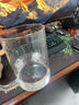 雅集耐熱透明大容量男女辦公家用玻璃杯豪飲杯牛奶杯1000ml帶刻度款杯 曬單實(shí)拍圖