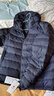 坦博爾羽絨服男士短款連帽秋冬百搭保暖外套內膽TA5330259D 玄藏青180 曬單實(shí)拍圖