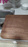雙槍烏金檀菜板 百年齡整木砧案板家用切菜食品抗菌防霉實(shí)木40*27*2.5 曬單實(shí)拍圖