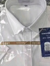 羅蒙（ROMON）可機洗DP純棉免燙襯衫男士春秋商務(wù)休閑職業(yè)工裝抗皺彈力全棉襯衣 白色長(cháng)袖【純棉免燙】 41 【145-160斤】 曬單實(shí)拍圖