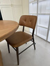 NORHOR進(jìn)口原版Root Branch北歐表情/BOMA復古實(shí)木靠背真皮餐椅2款G 【現貨】煙熏色款 曬單實(shí)拍圖