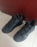 喬丹男鞋運動(dòng)鞋高幫加絨棉鞋加厚皮面革面保暖防水防滑跑步鞋戶(hù)外 男-黑色/電掣灰 43 曬單實(shí)拍圖