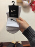 DOTSWOOSH耐克（NIKE）襪子男女訓練款透氣短中長(cháng)棉襪休閑跑步健身運動(dòng)nike 【5雙禮盒裝】白色 【中筒襪】秋冬 曬單實(shí)拍圖