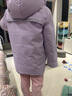 雪中飛（SNOWFLYING）兒童羽絨服男女童冬季新款大口袋御寒加厚保暖中大童裝淺紫色150 曬單實(shí)拍圖