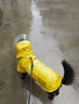 優(yōu)觀(guān)寵物狗金毛拉布拉多中大型犬狗狗雨衣斗篷雨衣防水狗雨披 升級拉煉雨衣--黃色 2XL碼(體重參照20-28斤) 曬單實(shí)拍圖