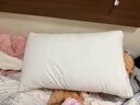 水星家紡蠶絲枕頭 A類(lèi)抑菌護頸椎枕頭芯 家用軟枕頭成人一對裝48cm*74cm 曬單實(shí)拍圖