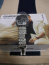 冠琴（GUANQIN）男士手表瑞士品質(zhì)耐磨防水夜光全自動(dòng)機械表雙日歷手表男機械表 全自動(dòng)機械款-銀殼黑面 曬單實(shí)拍圖