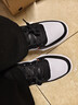 特步男鞋板鞋春季新款透氣旗艦小白鞋滑板百搭休閑鞋男士春秋運動(dòng)鞋子 白黑桔 43 曬單實(shí)拍圖