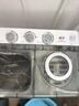揚子洗衣機半自動(dòng)大容量家用雙缸雙桶脫水雙筒全自動(dòng)洗脫一體小型甩干機14.5公斤 16公斤【洗10+脫6丨強勁電機不銹鋼桶】 曬單實(shí)拍圖