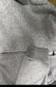 NASALIKE美式開(kāi)衫外套25新款秋冬季寬松休閑百搭廓形長(cháng)袖重磅連帽衛衣男女 麻灰色 2XL  （推薦135-150斤） 曬單實(shí)拍圖