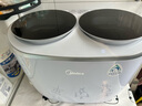 美的（Midea）1KG雙子座波輪內衣洗衣機家用全自動(dòng) 1.396洗凈比變頻除菌雙艙分桶分區迷你洗衣機MNBB10VH70E 曬單實(shí)拍圖