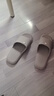 三利抗菌拖鞋防滑室內家居涼拖鞋男士女浴室外穿夏 灰色 42-43 曬單實(shí)拍圖