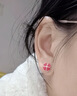 唯一（Winy）999純銀耳釘女輕奢小眾高級感耳環(huán)飾女神節禮物女士送女友老婆 曬單實(shí)拍圖