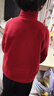 優(yōu)衣庫童裝男童女童搖粒絨拉鏈茄克長(cháng)袖外套夾克478141 15 珊瑚紅色 160 曬單實(shí)拍圖