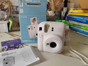 富士（FUJIFILM）instax  mini12 一次成像 立拍立得相機 mini12 茉莉白 套餐二（官方標配+白邊相紙20張） 曬單實(shí)拍圖