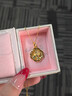 中國黃金（CHINA GOLD）福字四葉草項鏈女士平安幸運足金吊墜生日情人節禮物送女朋友老婆 永恒愛(ài)戀禮盒【無(wú)產(chǎn)品勿單拍】 曬單實(shí)拍圖