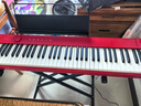 卡西歐（CASIO）電鋼琴PXS1100/PXS3100重錘88鍵便攜式智能觸屏成人兒童練習考級 PX-S1100官方標配 紅色琴身 曬單實(shí)拍圖