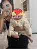 英氏（YEEHOO）兒童羽絨服秋冬納米抗菌輕薄款嬰兒羽絨服連體衣 曬單實(shí)拍圖