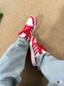 adidas ENTRAP少年感復古籃球風(fēng)板鞋男女新款阿迪達斯輕運動(dòng)   亮白/淺猩紅   42 曬單實(shí)拍圖