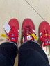 阿迪達斯（adidas）（adidas）三葉草男女鞋GAZELLE INDOOR低幫休閑鞋IF1808紅白38 曬單實(shí)拍圖