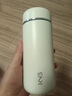 華明富光骨瓷陶瓷內膽保溫杯簡(jiǎn)約水杯商務(wù)泡茶茶水分離便攜茶杯高顏值 簡(jiǎn)約白220ml 曬單實(shí)拍圖