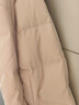 雅鹿短款羽絨服女款2025新款秋冬休閑外套連帽可拆石墨烯保暖時(shí)尚外套 奶昔粉 M 建議105-120斤 曬單實(shí)拍圖