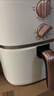 美的（Midea）空氣炸鍋免翻面雙旋鈕家用大容量5.3L多功能空氣炸鍋蒸烤一體熱風(fēng)循環(huán)金屬內腔 MF-KZE535J5 曬單實(shí)拍圖