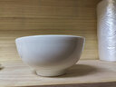 潔雅杰陶瓷碗中式白瓷小碗家用4.5英寸米飯碗喝湯碗面碗套裝10只裝 曬單實(shí)拍圖