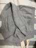 H&M女裝毛針織衫 春季miu系開(kāi)衫內搭細密針織開(kāi)衫1285188 混淺灰色 XS 155/80 曬單實(shí)拍圖