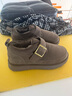 ZLZP雪地靴男2025冬季新款加絨加厚保暖羊皮毛一體男鞋零下40度防寒鞋 黑橄欖 （加絨加厚抗寒保暖） 42 曬單實(shí)拍圖
