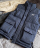 JEEP SPIRIT吉普工裝羽絨棉馬甲男冬季新款加絨加厚立領(lǐng)背心男保暖棉服外套男 咖啡色 L 【建議120-140斤】 曬單實(shí)拍圖