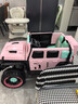 爵士酷派兒童牧馬人電動(dòng)車(chē)可坐大人寶寶四輪越野車(chē)1-3-6歲雙人可駕駛童車(chē) 旗艦+粉色+全功能+550電機+升級雙12V14A超威電瓶 曬單實(shí)拍圖