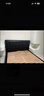 大樹(shù)島家居法式復古儲物華夫格床主臥真皮床意式輕奢黑色中古風(fēng)床 【櫸木排骨架】升級版單床 支架結構1800mm*2000mm 曬單實(shí)拍圖