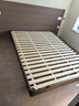 源氏木語(yǔ)實(shí)木床黑胡桃木臥室無(wú)床頭榻榻米小戶(hù)型懸浮雙人床1.5*2m(不含墊) 曬單實(shí)拍圖