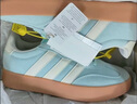 adidas「T頭鞋」BARREDA板鞋德訓鞋男女阿迪達斯輕運動(dòng) 薄荷綠/漢玉白/樹(shù)脂黃   37 曬單實(shí)拍圖