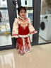 萌乎過(guò)年服樂(lè )悠悠 女童過(guò)年服加2026冬新款漢服馬面裙拜年服 紅色110 曬單實(shí)拍圖