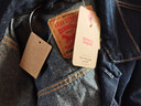 Levi's李維斯情侶同款美式經(jīng)典復古休閑時(shí)尚潮牌修身牛仔夾克外套 深藍色 72334-0134 XL 曬單實(shí)拍圖