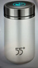 紅帕 智能55℃杯快速降溫杯316不銹鋼創(chuàng  )意變溫五十五度杯可定制禮物杯 第三代-冰川白-觸摸版M1s-200ml 曬單實(shí)拍圖