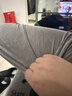 AB內衣秋冬男單件秋褲彈力貼身薄款高腰打底褲 花灰 XXXL 曬單實(shí)拍圖