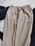 花花公子（PLAYBOY）休閑褲男秋冬季直筒闊腿寬松加絨加厚燈芯絨褲子 卡其 XL 曬單實(shí)拍圖