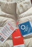 鴨鴨（YAYA）輕薄羽絨服女短款立領(lǐng)薄款秋冬保暖時(shí)尚休閑立領(lǐng)外套K 米白色 2XL 175 曬單實(shí)拍圖