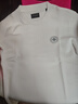 MANGANO輕奢品牌春秋新款男士衛衣?tīng)C鉆字母長(cháng)袖T恤時(shí)尚百搭套頭衫男體恤 白色 L （175/96A） 曬單實(shí)拍圖