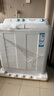海爾（Haier）半自動(dòng)雙桶雙缸洗衣機 12KG大容量  強力去污洗大件 一級能效家電國家補貼以舊換新 XPB120-81D2 曬單實(shí)拍圖
