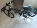 鳳凰（Phoenix） 鳳凰自行車(chē)可折疊山地車(chē)路虎男士成年人變速女式越野公路單車(chē) 條輪消黑/折疊雙避震/全競速軸承 26寸24速【參考：158-188cm】 曬單實(shí)拍圖